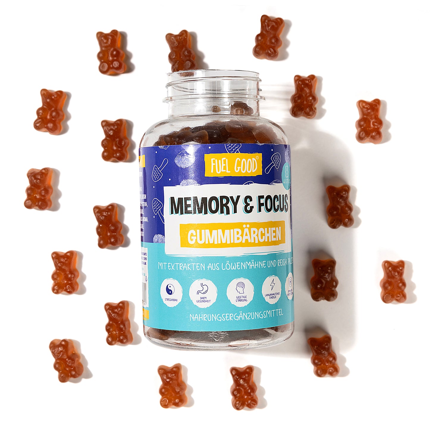 Memory & Focus Gummibärchen 60 Stück