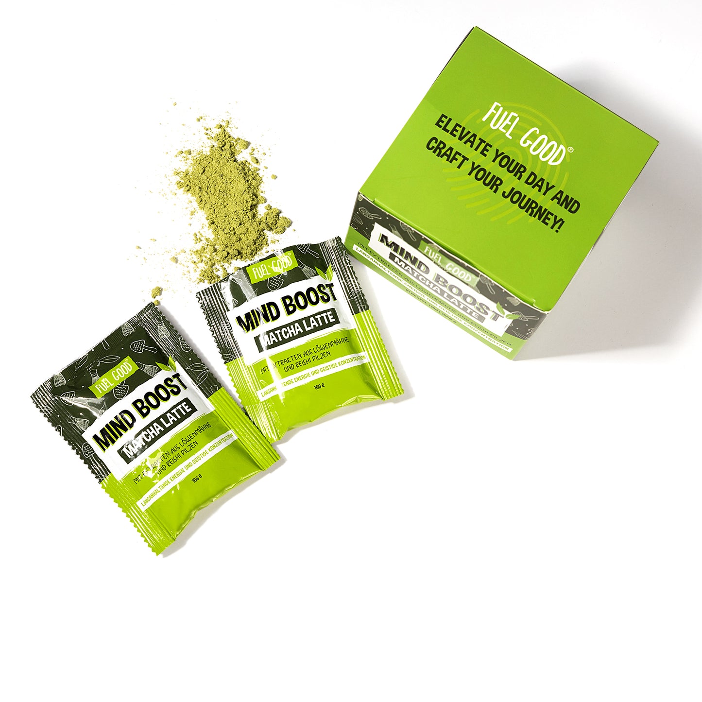 Mind Boost Pilz Matcha Latte 10 Beutel