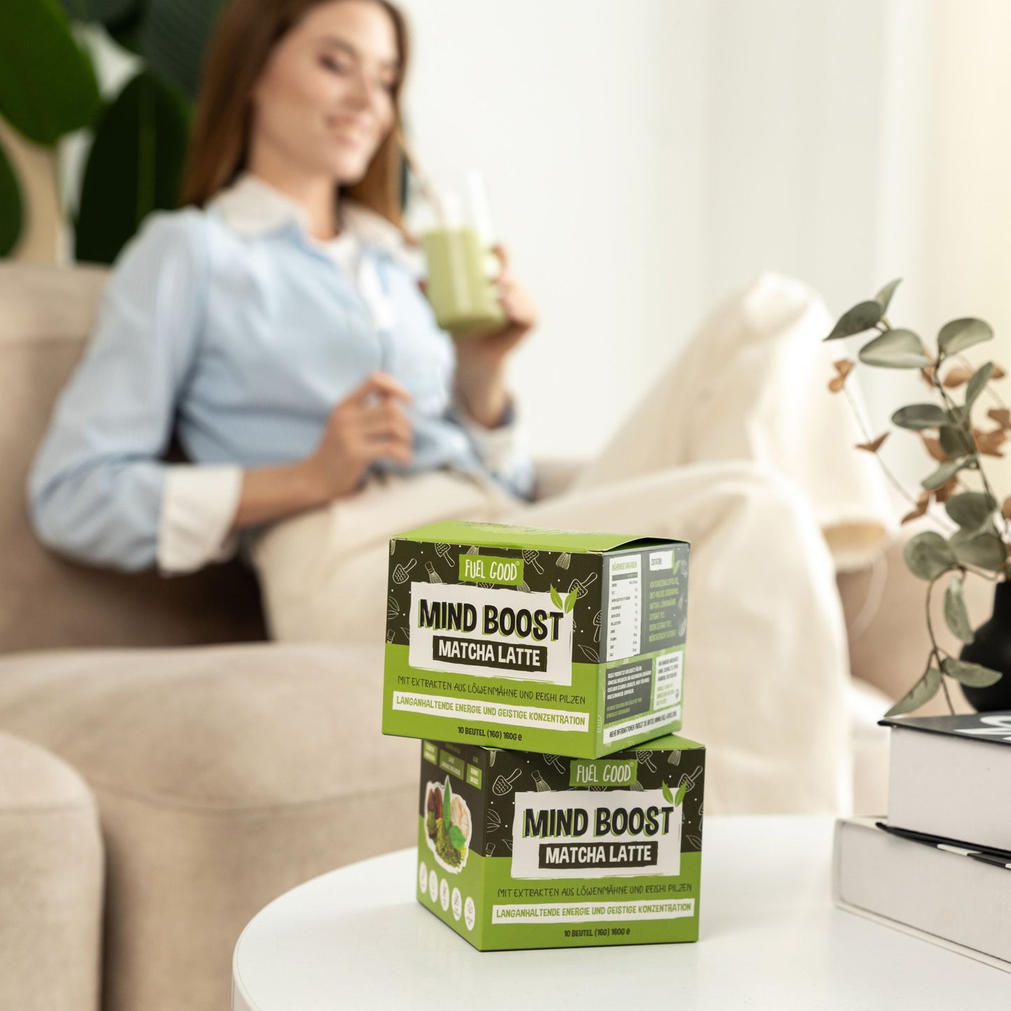 Mind Boost Pilz Matcha Latte 10 Beutel