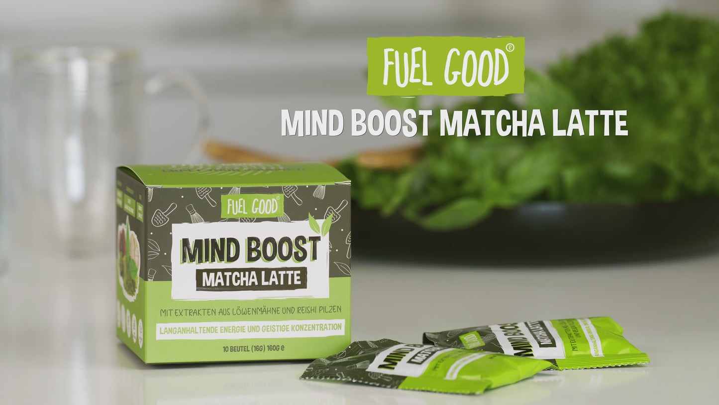 Mind Boost Pilz Matcha Latte 10 Beutel